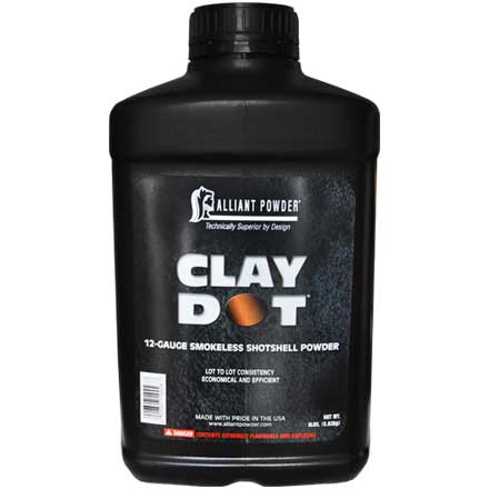 Alliant Clay Dot Smokeless Shotshell Pulver (1.9 Kg)